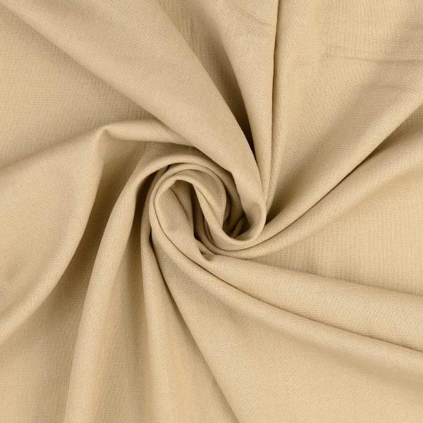 Viskose Leinen Stretch - uni, beige